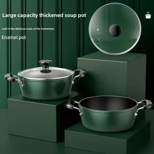 Thickened Stock Pot Non-stick Steamer Household Hot Pot Soup Stew Dormitory Instant Noodles Pot Induction Cooker