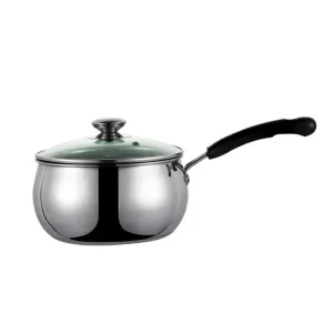 Stainless Steel Milk Pot Thickening Household Soup Pot Non-stick Cooking Porridge Hot Milk Pot Induction Cooker Gas Stove